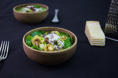 Lauwarmer Salat mit Rosenkohl