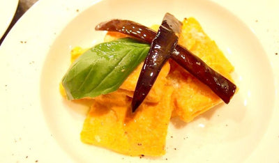 Paccheri, Orangen-Pesto & sizilianisches Olivenöl