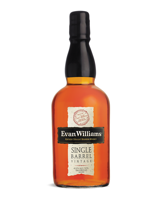 Evans Williams Single Barrel Bourbon Whiskey